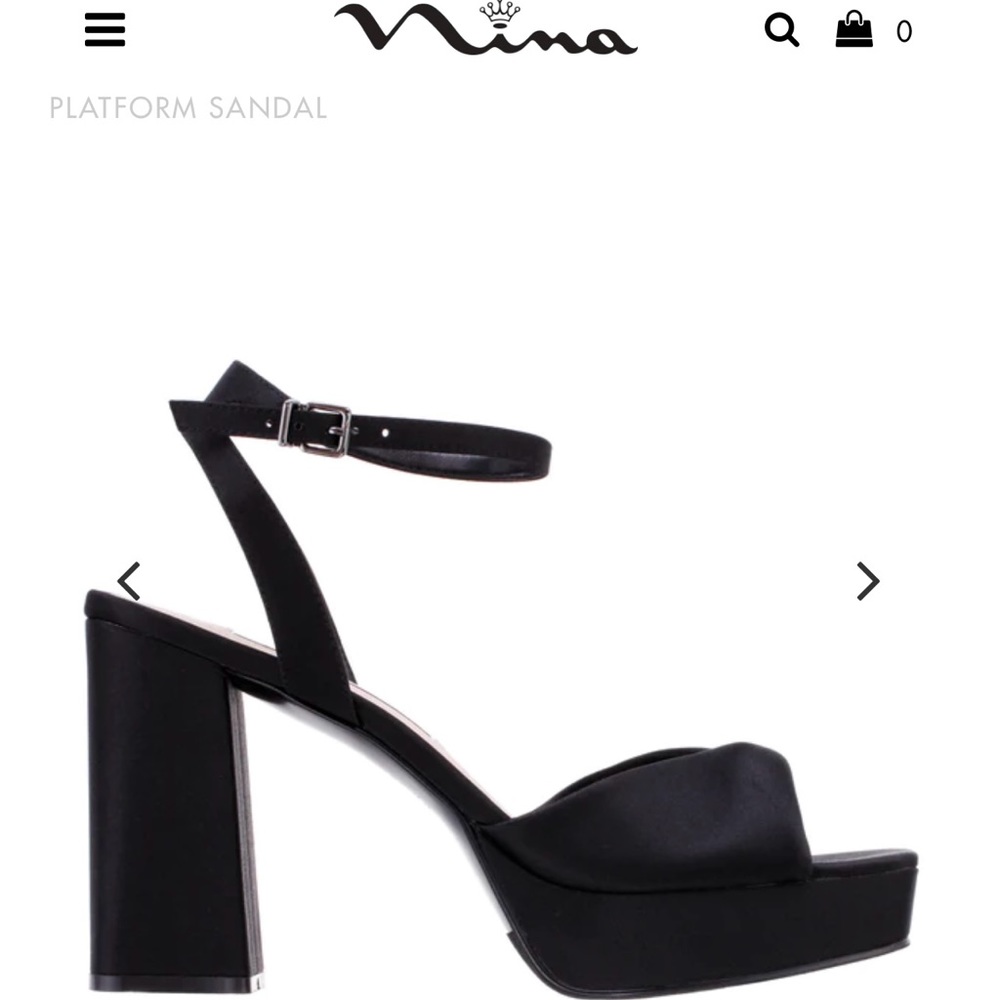 Nina heals worn once size 8.5